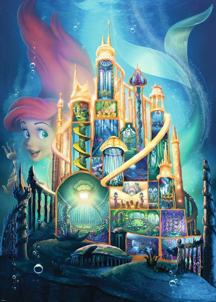 Disney Castles: Ariel Disney Princess Jigsaw Puzzle