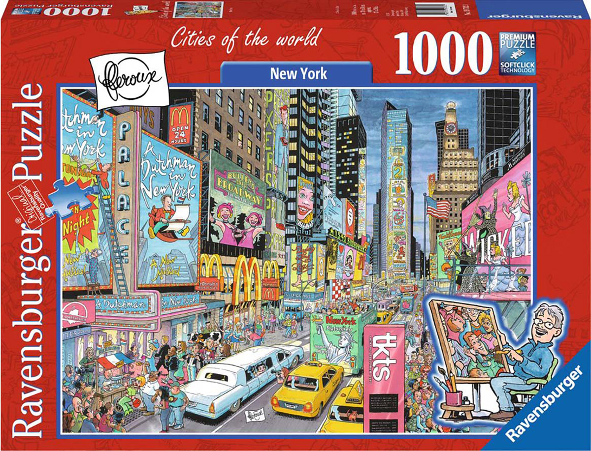 Ravensburger Puzzle 1000 Pezzi, Manhattan, New York, Bianco e Nero - Giochi  Puzzle