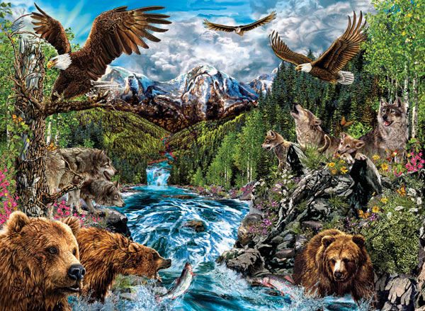 Educa 1500 PC Puzzle/Jungle Life