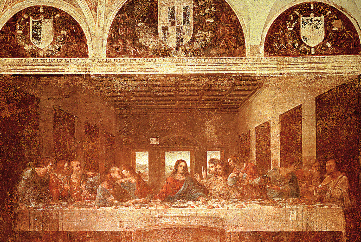 Detail from The Last Supper Jigsaw Puzzle by Leonardo da Vinci