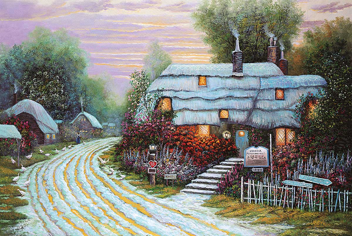 The Old Homestead jigsaw puzzle  Jigsaw puzzles art, Old things