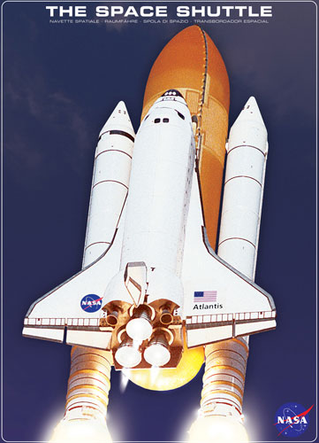 The Space Shuttle Atlantis Space Jigsaw Puzzle