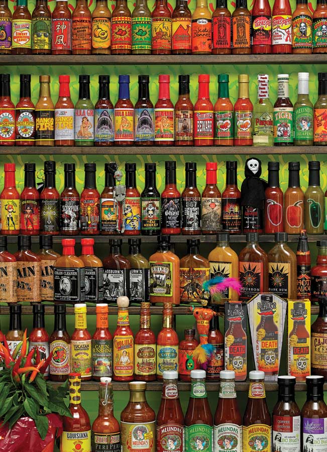 Hot Hot Sauce Food and Drink Jigsaw Puzzle