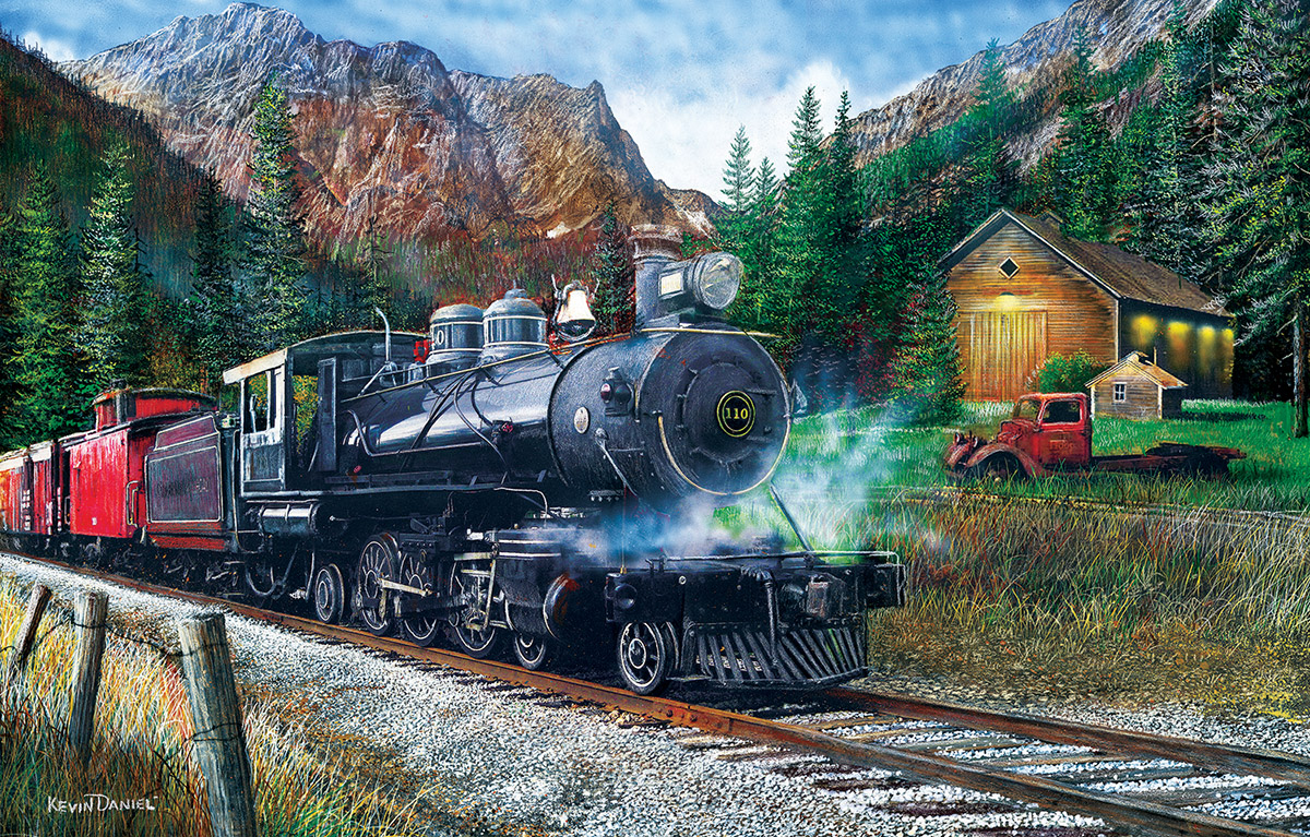The Leinad Express Train Jigsaw Puzzle