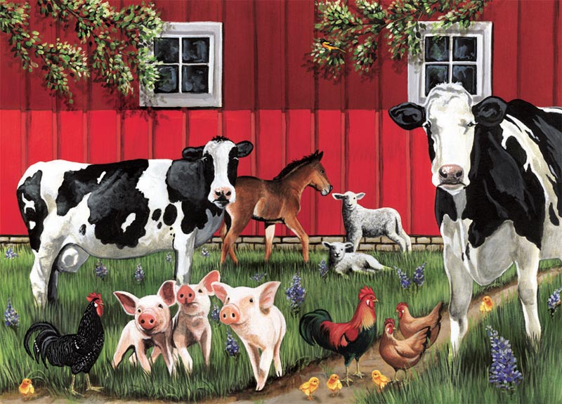 Windsor 6 Pieces Chunky Farm Puzzle 