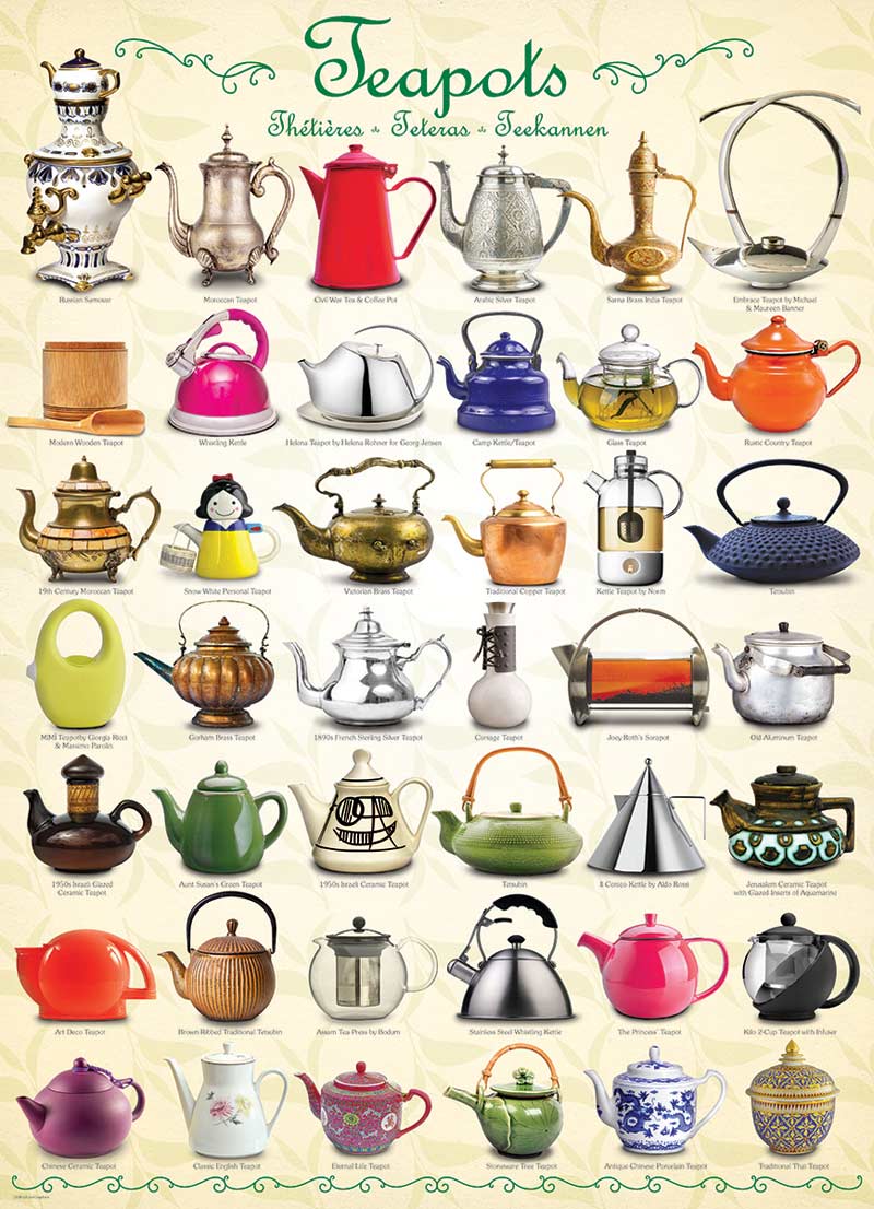 Teapots Drinks & Adult Beverage Jigsaw Puzzle