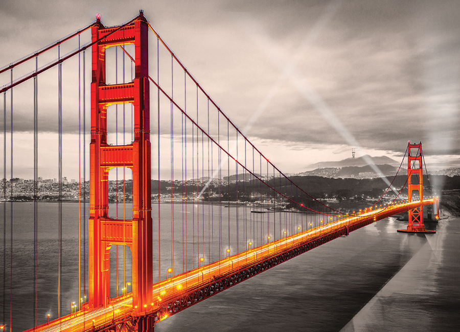 San Francisco Golden Gate Bridge Landmarks & Monuments Jigsaw Puzzle
