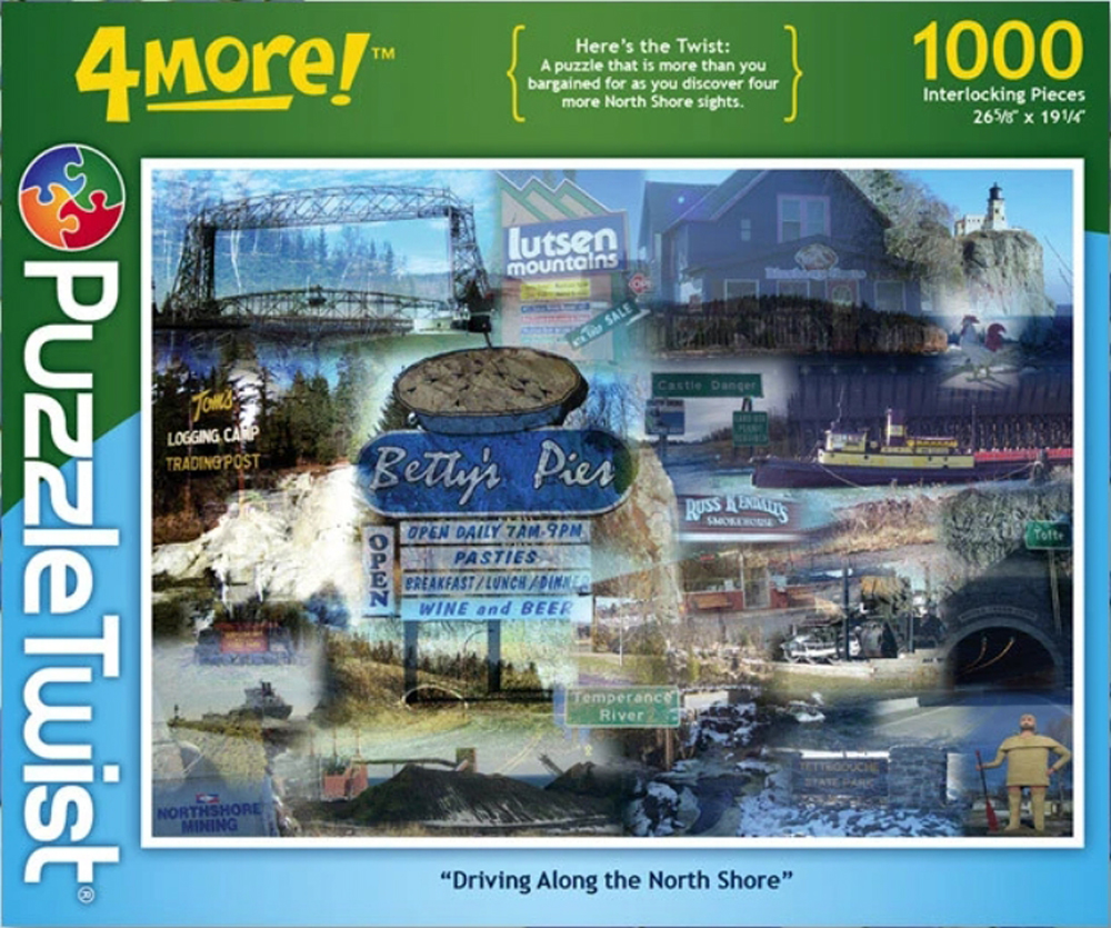 Driving Along the North Shore - 4 More! Landmarks & Monuments Jigsaw Puzzle