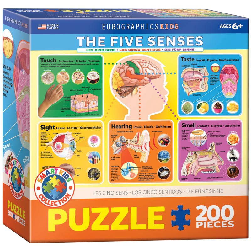 The Five Senses Educational Jigsaw Puzzle