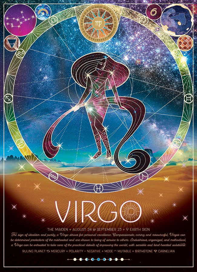 Virgo Astrology & Zodiac Jigsaw Puzzle