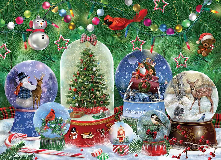 Snow Globes Christmas Jigsaw Puzzle