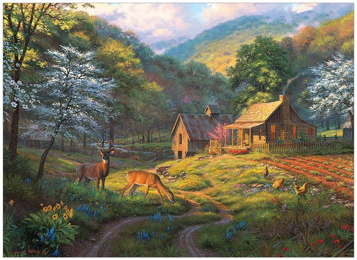 Country Blessings Forest Animal Jigsaw Puzzle