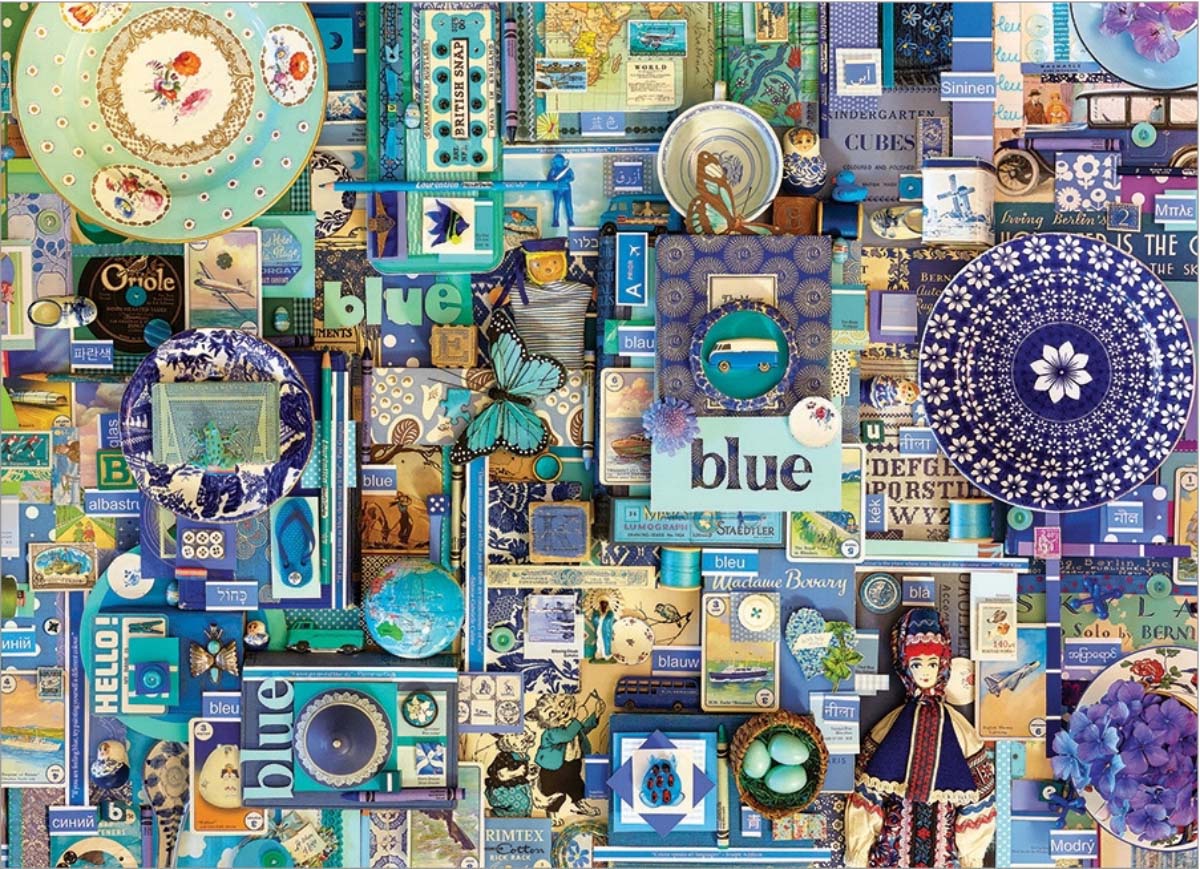 Blue Photography Jigsaw Puzzle