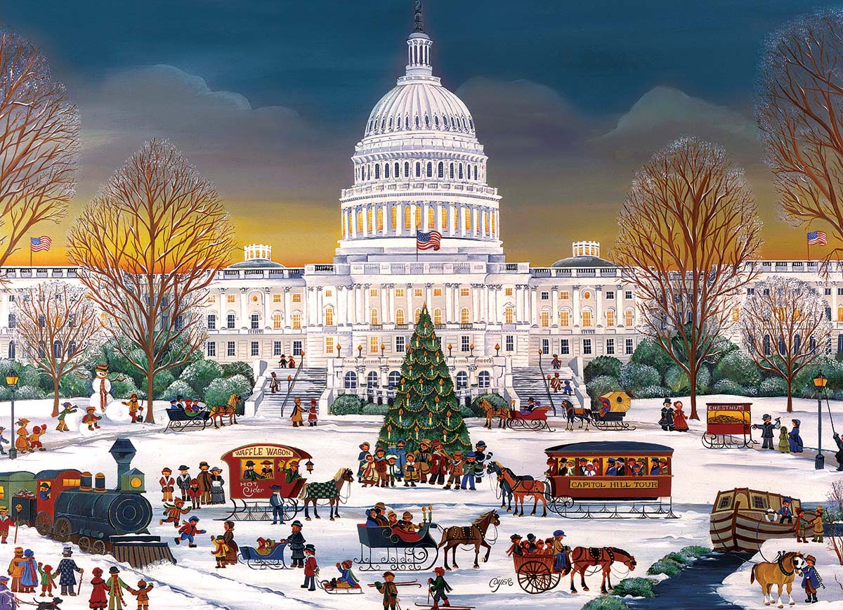 Christmas at the Capitol Christmas Jigsaw Puzzle