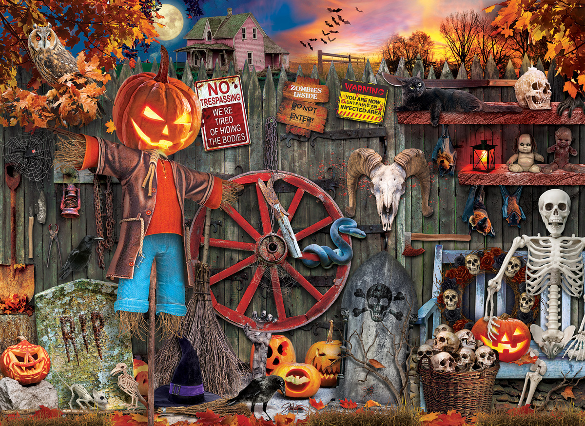 Halloween Decorations Fall Jigsaw Puzzle