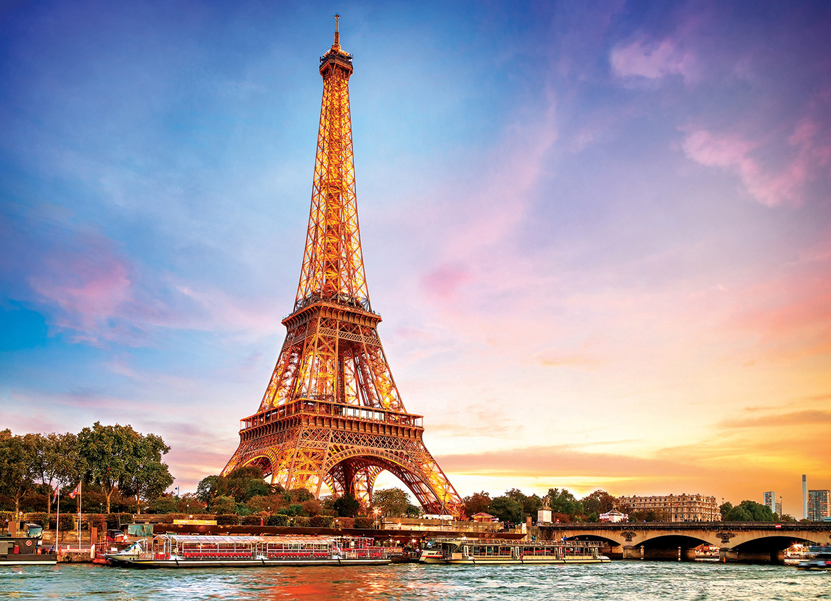 Paris Eiffel Tower Landmarks & Monuments Jigsaw Puzzle