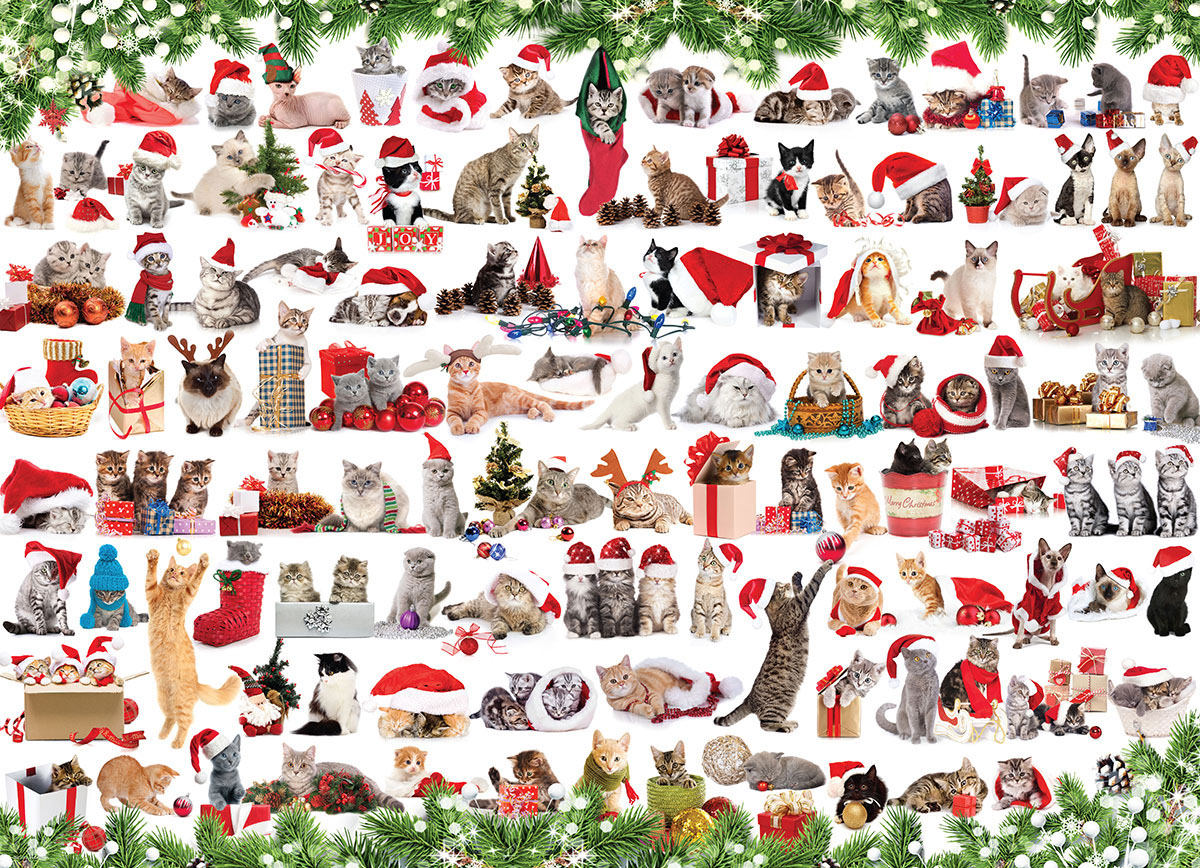 Holiday Cats Cats Jigsaw Puzzle