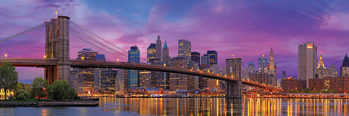 Brooklyn Bridge, New York Landmarks & Monuments Jigsaw Puzzle
