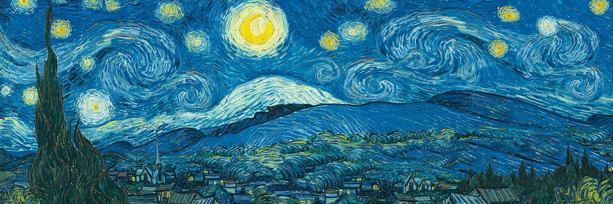 Starry Night Panorama (Expanded from original) Fine Art Jigsaw Puzzle