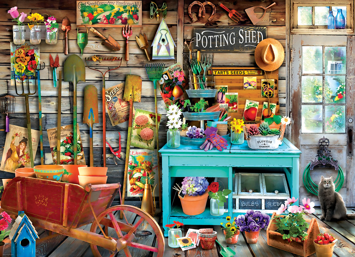 The Potting Shed Spring Jigsaw Puzzle