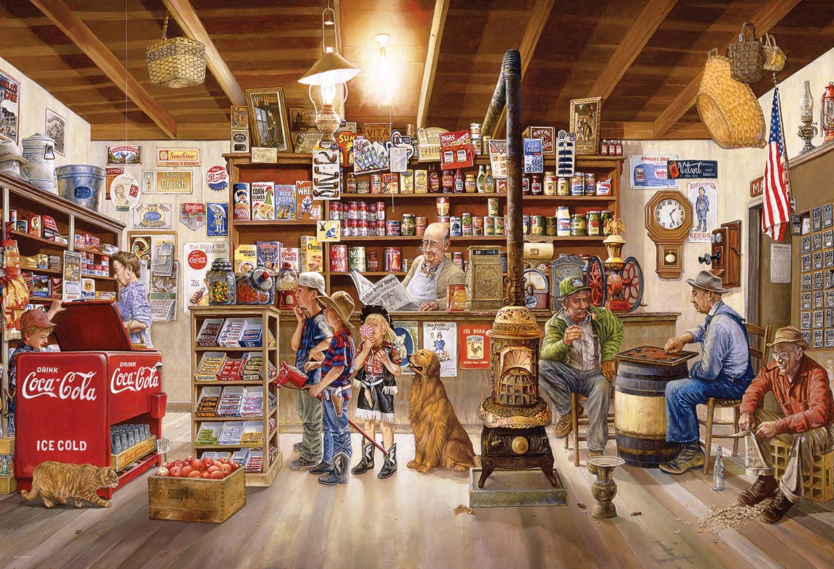 The General Store Coca Cola Jigsaw Puzzle