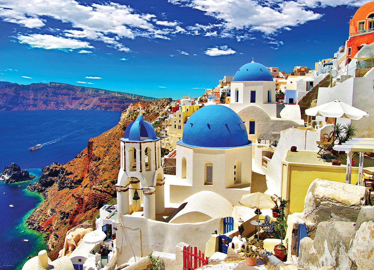 Oia Santorini Greece, 1000 Pieces, Eurographics | Serious Puzzles