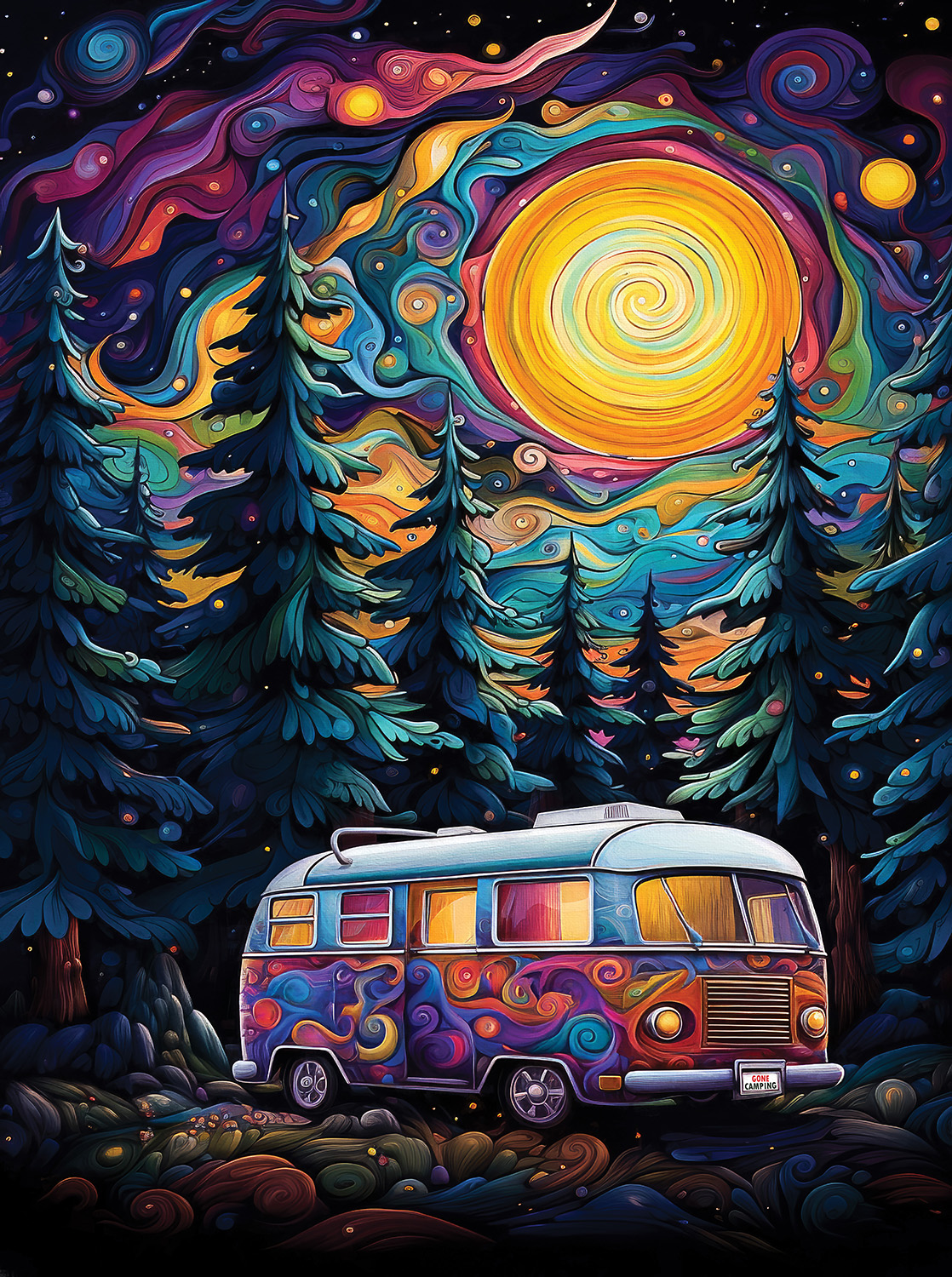 Gone Camping Travel Jigsaw Puzzle