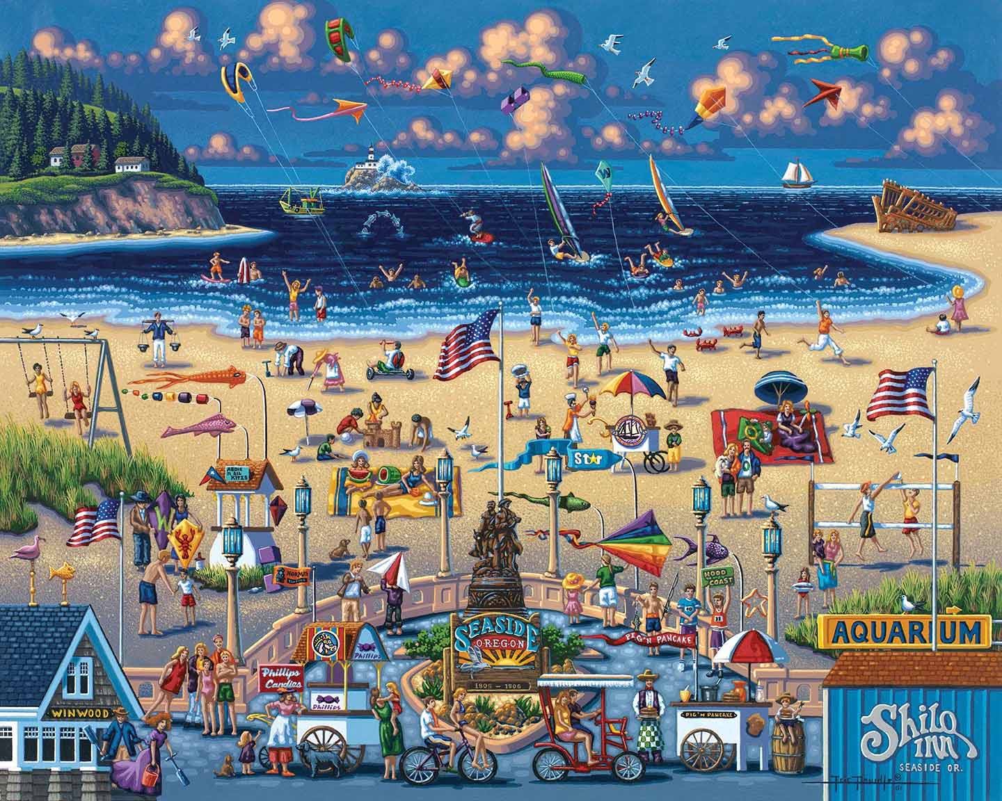 Seaside Beach & Ocean Jigsaw Puzzle
