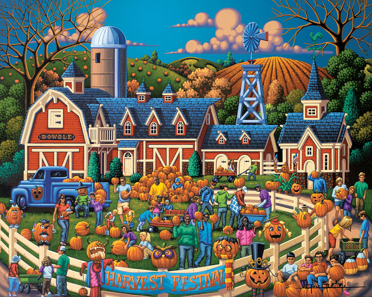 Harvest Festival Farm Jigsaw Puzzle