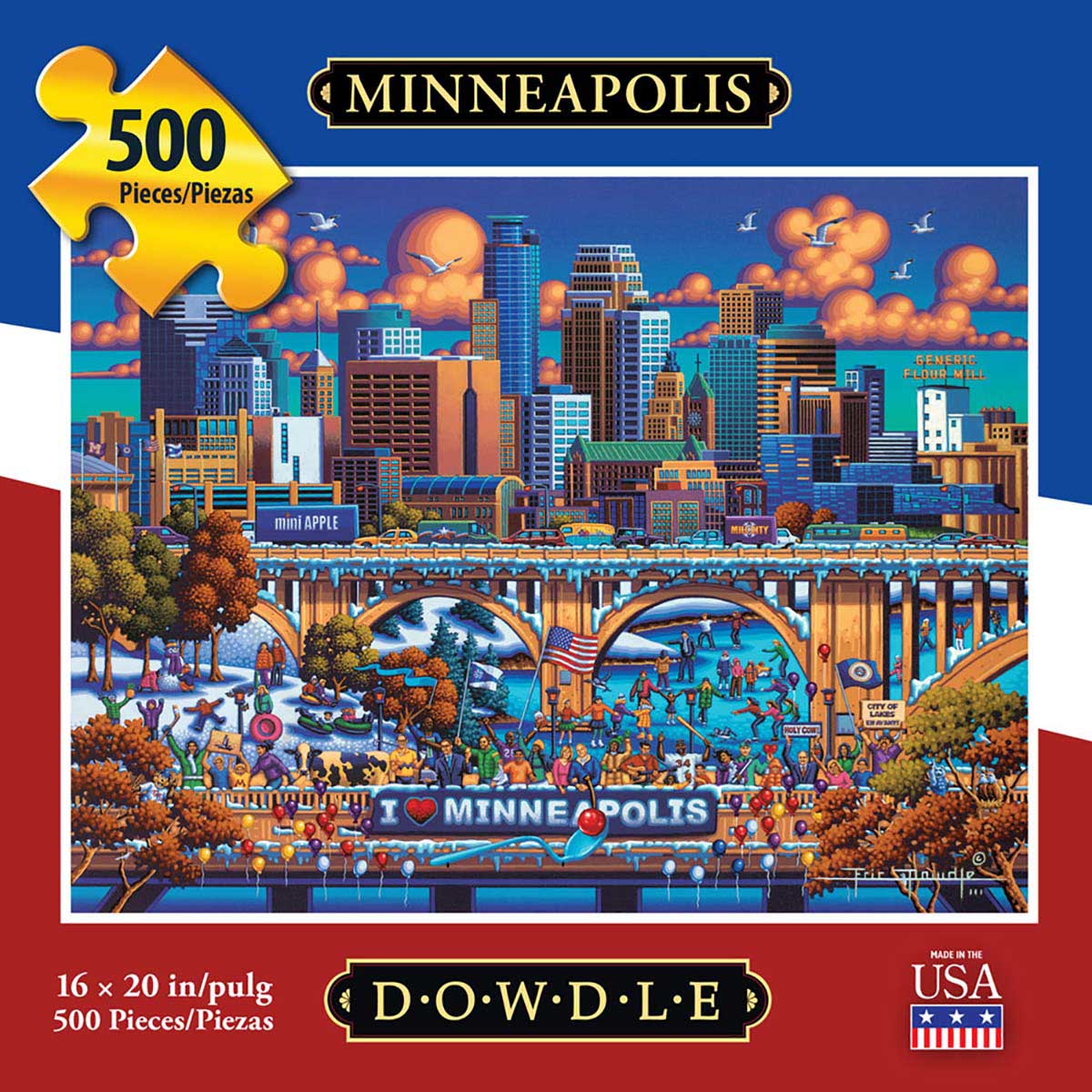 Minneapolis Winter Jigsaw Puzzle