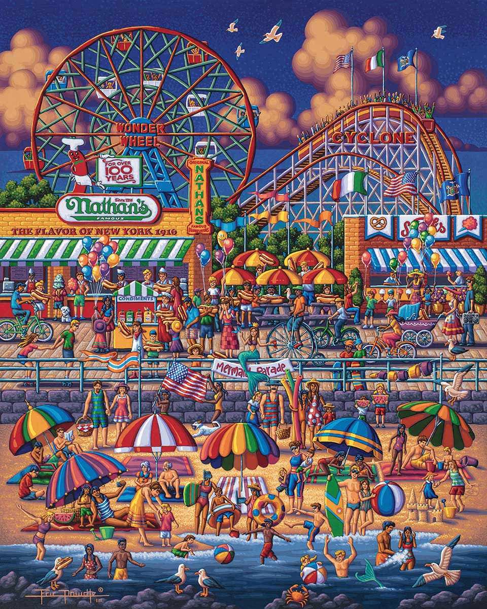 Coney Island Carnival & Circus Jigsaw Puzzle