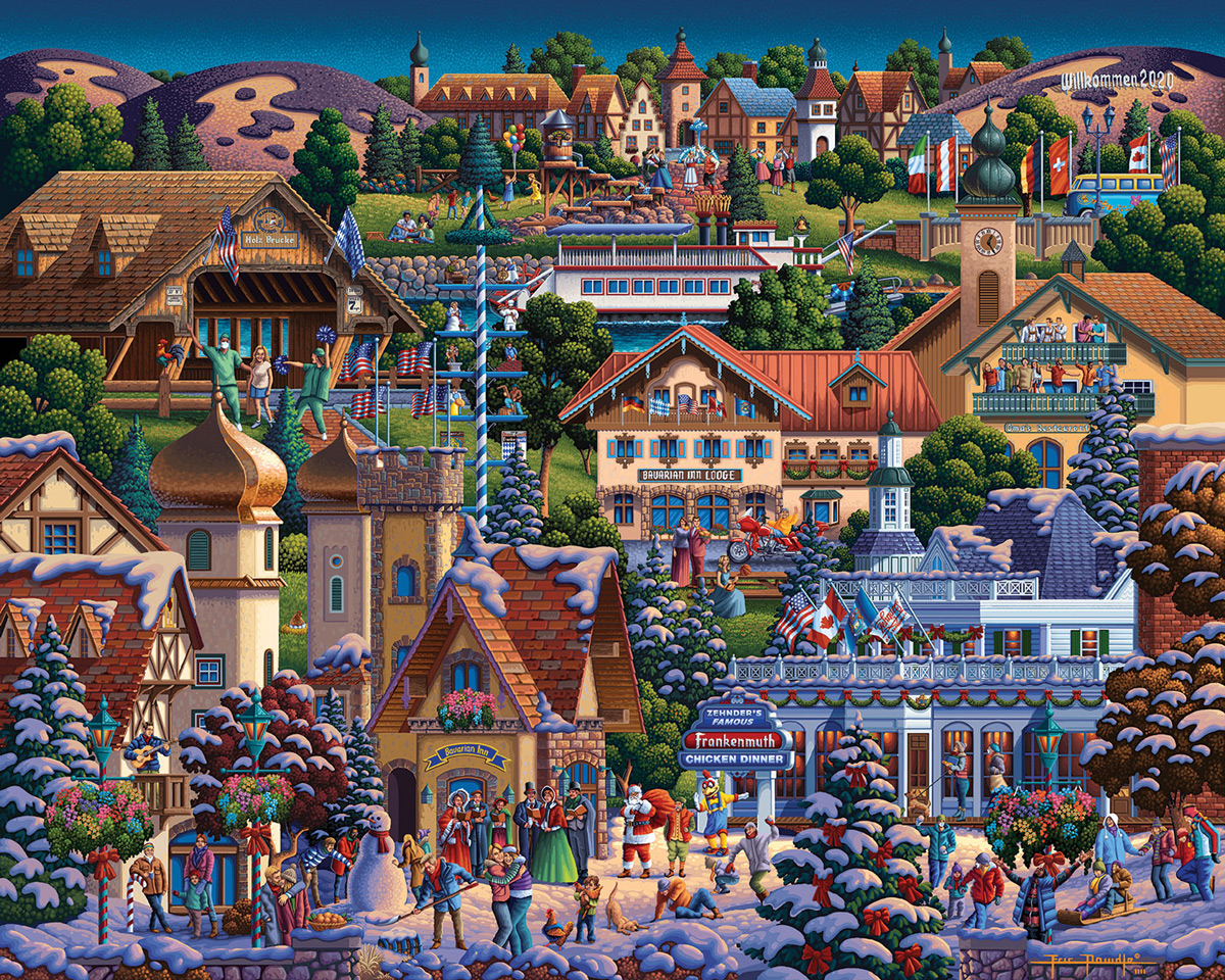 Frankenmuth Christmas Jigsaw Puzzle