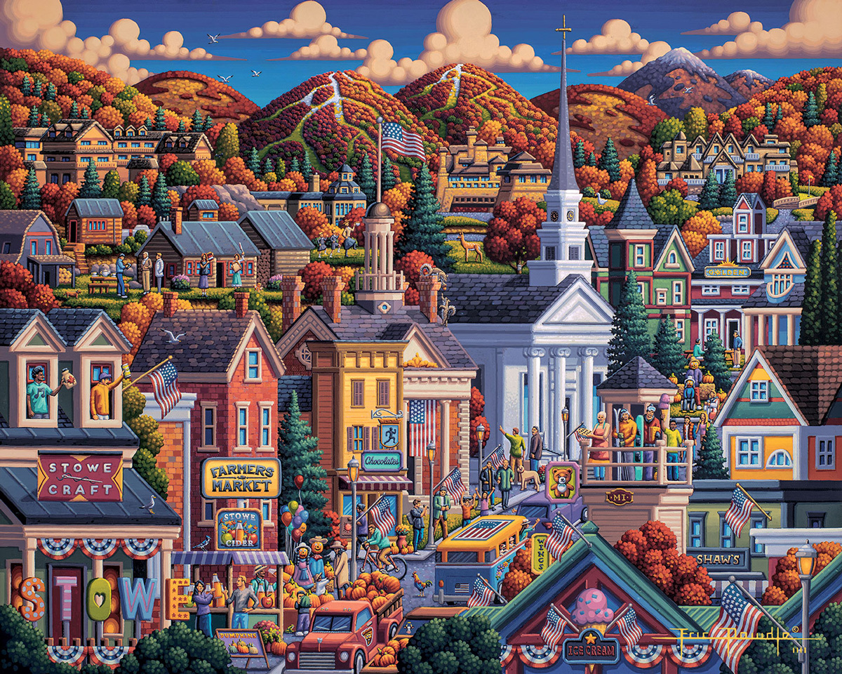 Stowe Mountain Jigsaw Puzzle