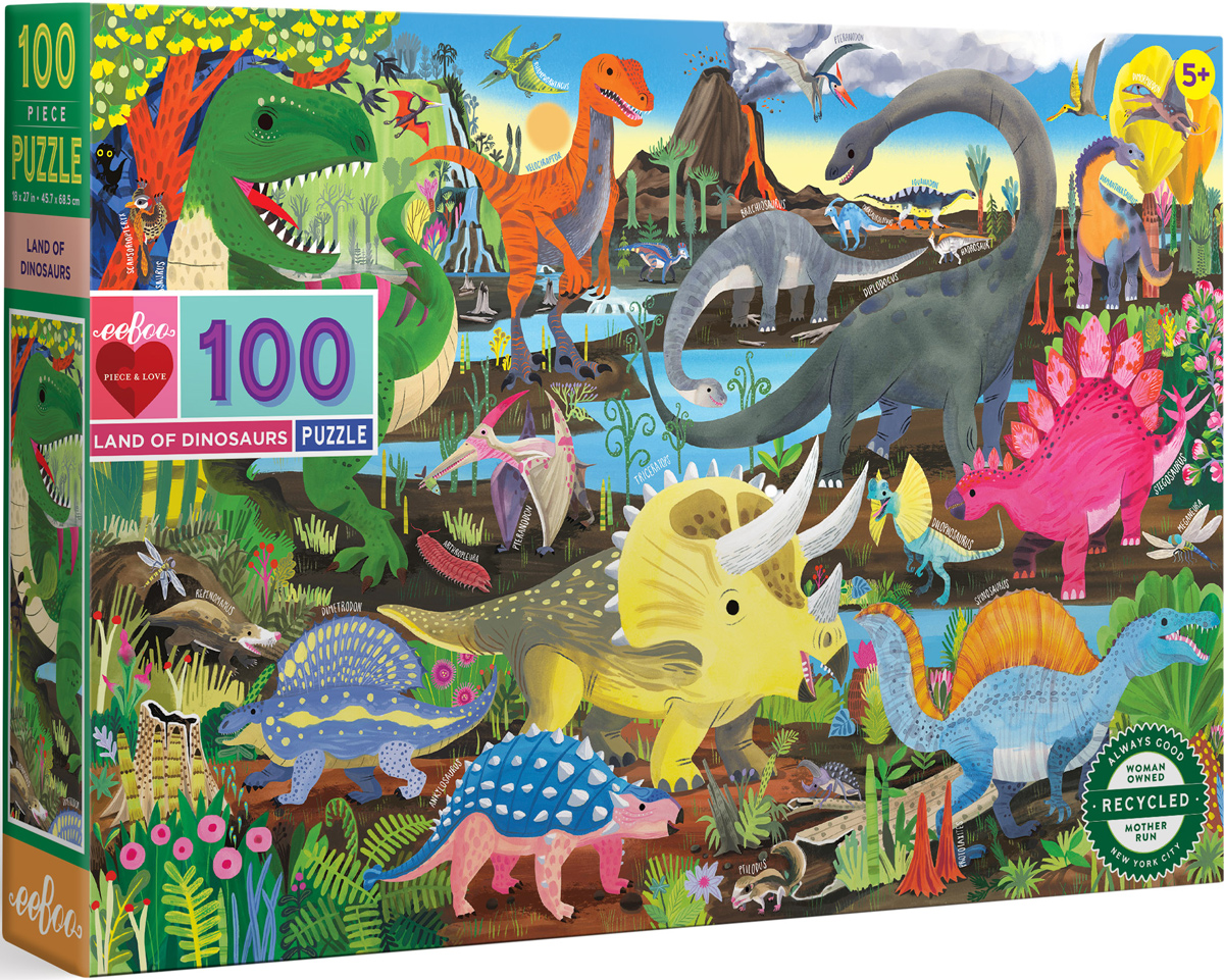 Puzzle PHOSPHORESCENT Dinosaures 100 pc – AVA & MR JOE