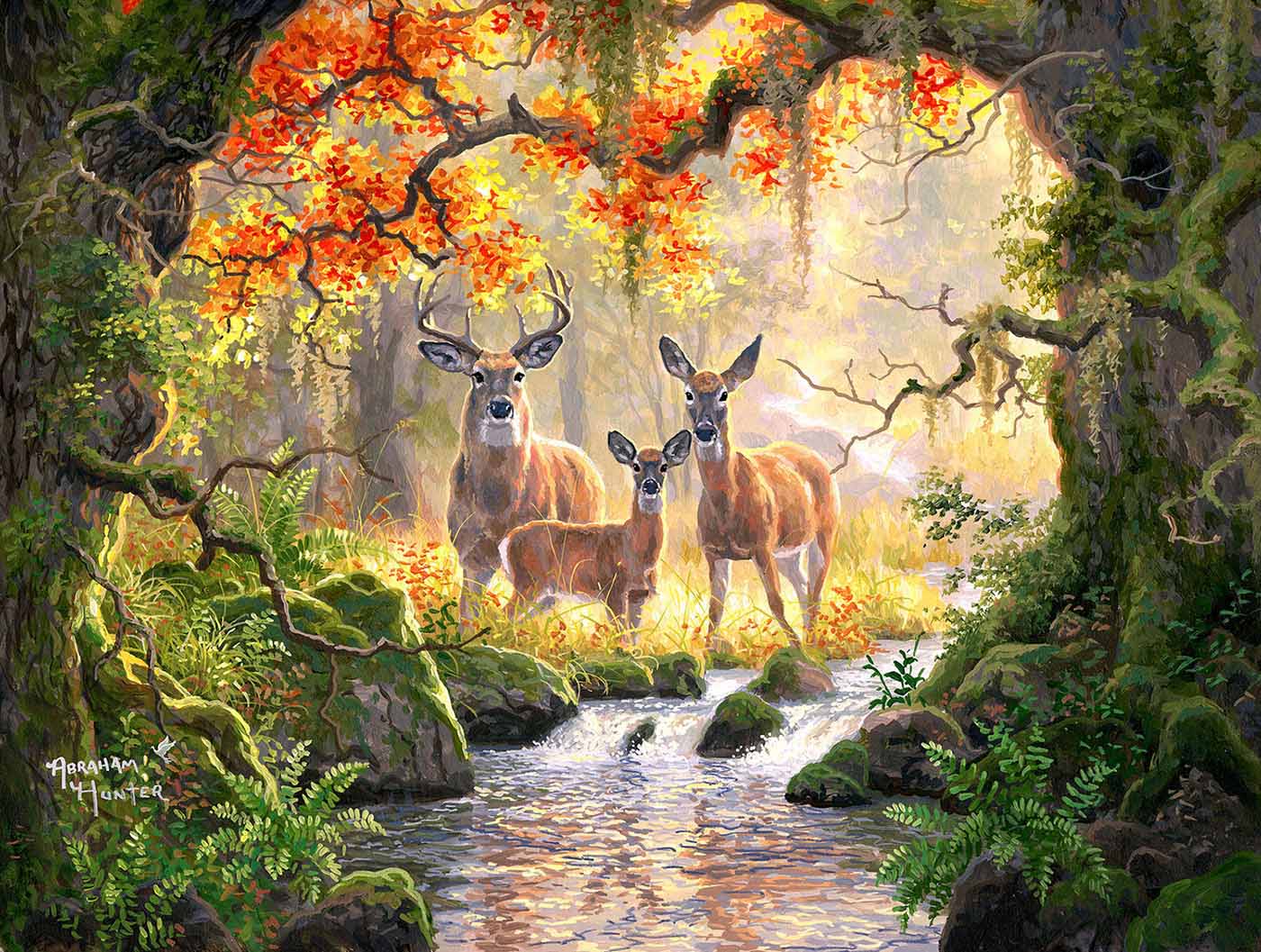 Royal Family Forest Animal Jigsaw Puzzle