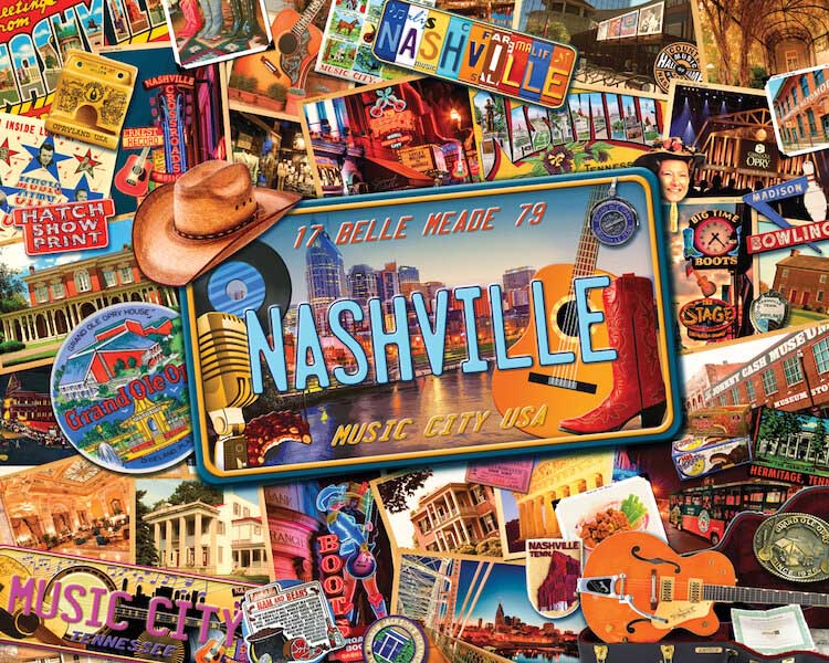 Nashville Music Jigsaw Puzzle
