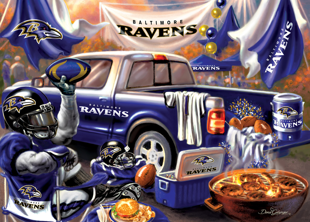 Baltimore Ravens Gameday Sports Jigsaw Puzzle