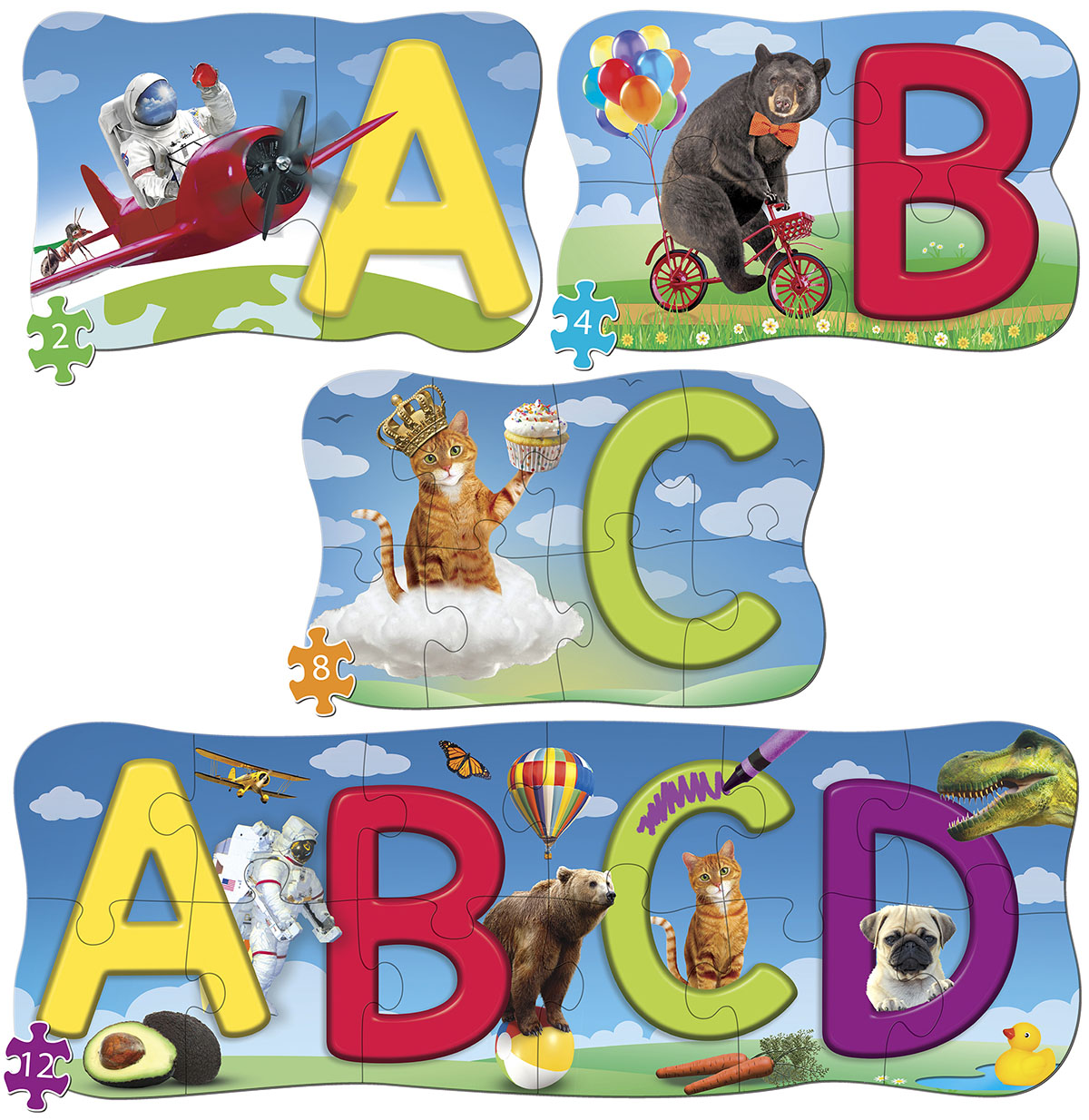 ABCs Multipack Educational Jigsaw Puzzle