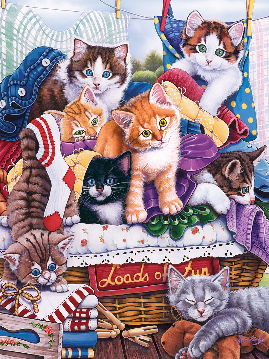 Puzzle XXL Pieces - Colorful Cat Grafika-F-32683 48 pieces Jigsaw Puzzles -  Cats - Jigsaw Puzzle