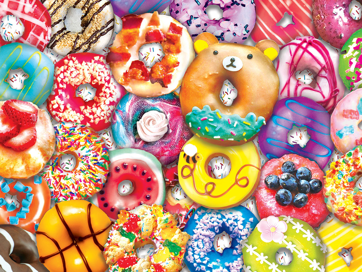 Donut Resist Dessert & Sweets Jigsaw Puzzle