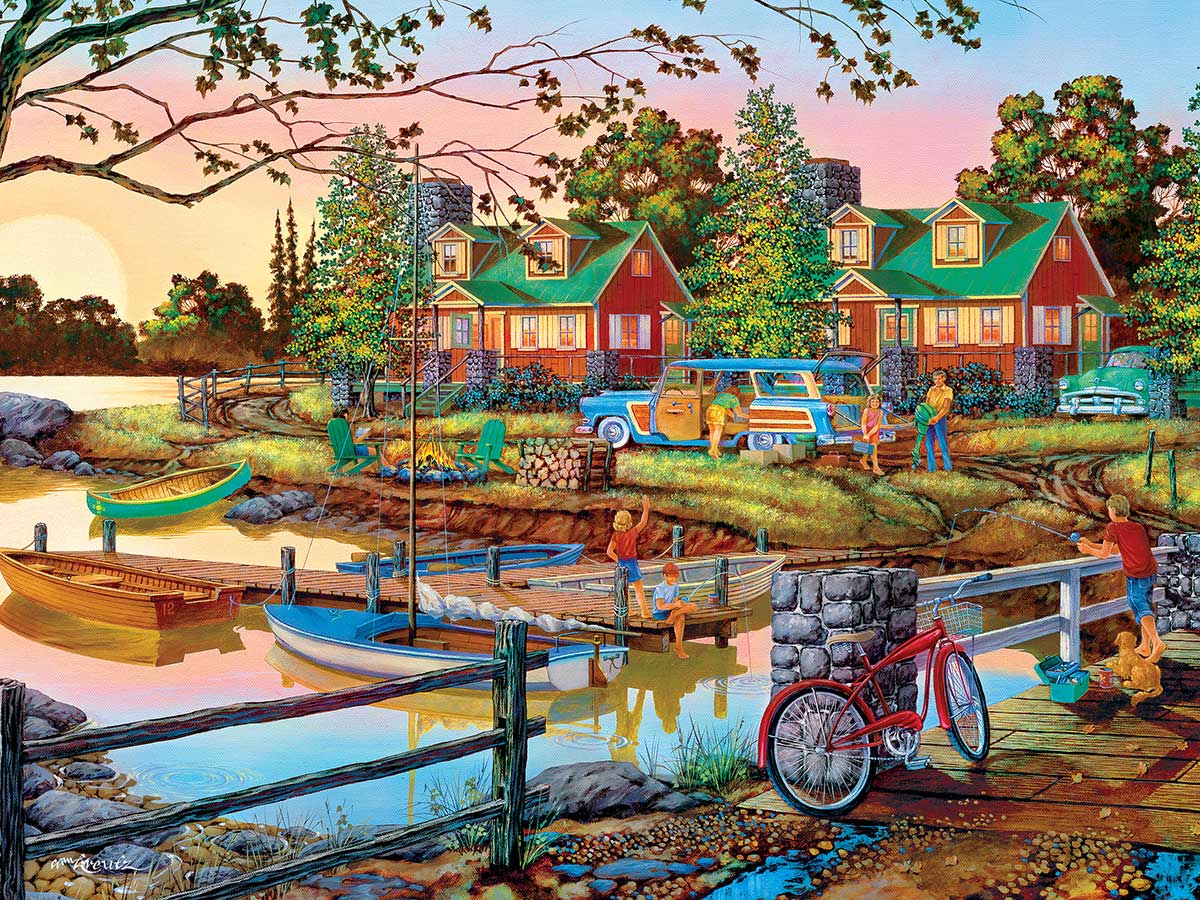 Away From it All Landscape Jigsaw Puzzle