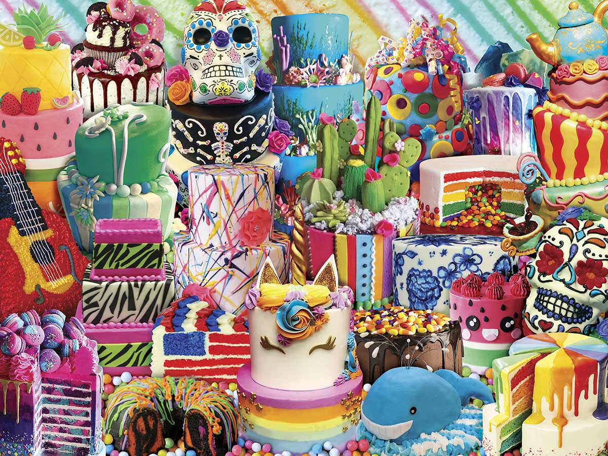 Fancy Cakes Dessert & Sweets Jigsaw Puzzle