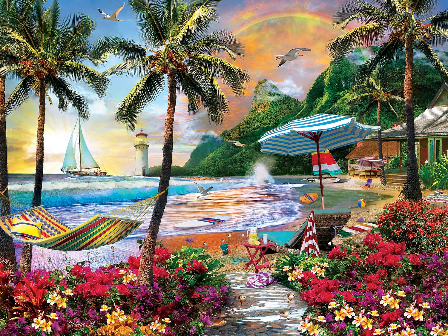 Hawaiian Life Beach & Ocean Jigsaw Puzzle
