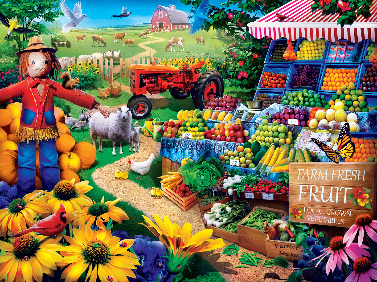 Fresh Farm Fruit Farm Jigsaw Puzzle
