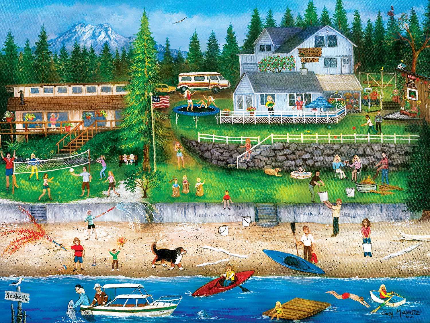 4th of July at Seabeck Fourth of July Jigsaw Puzzle
