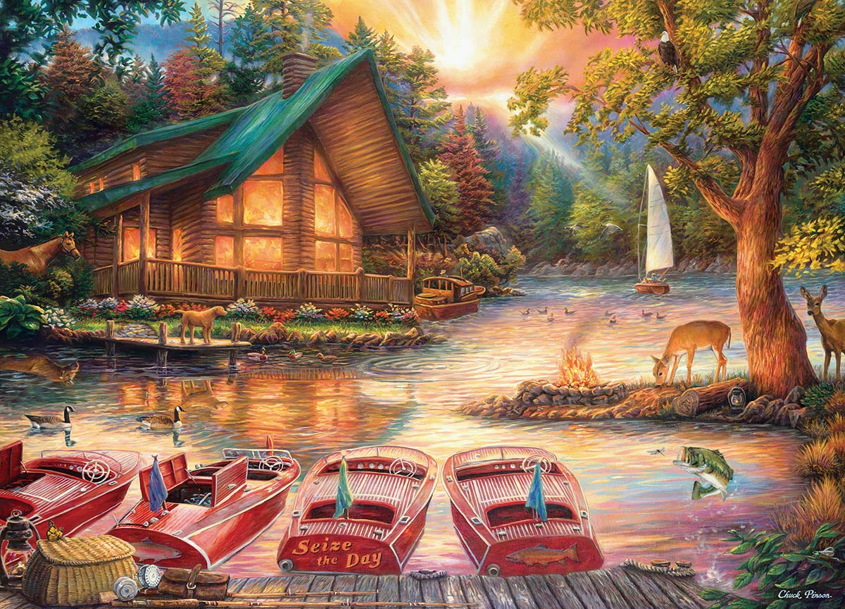 Seize the Day Lakes & Rivers Jigsaw Puzzle