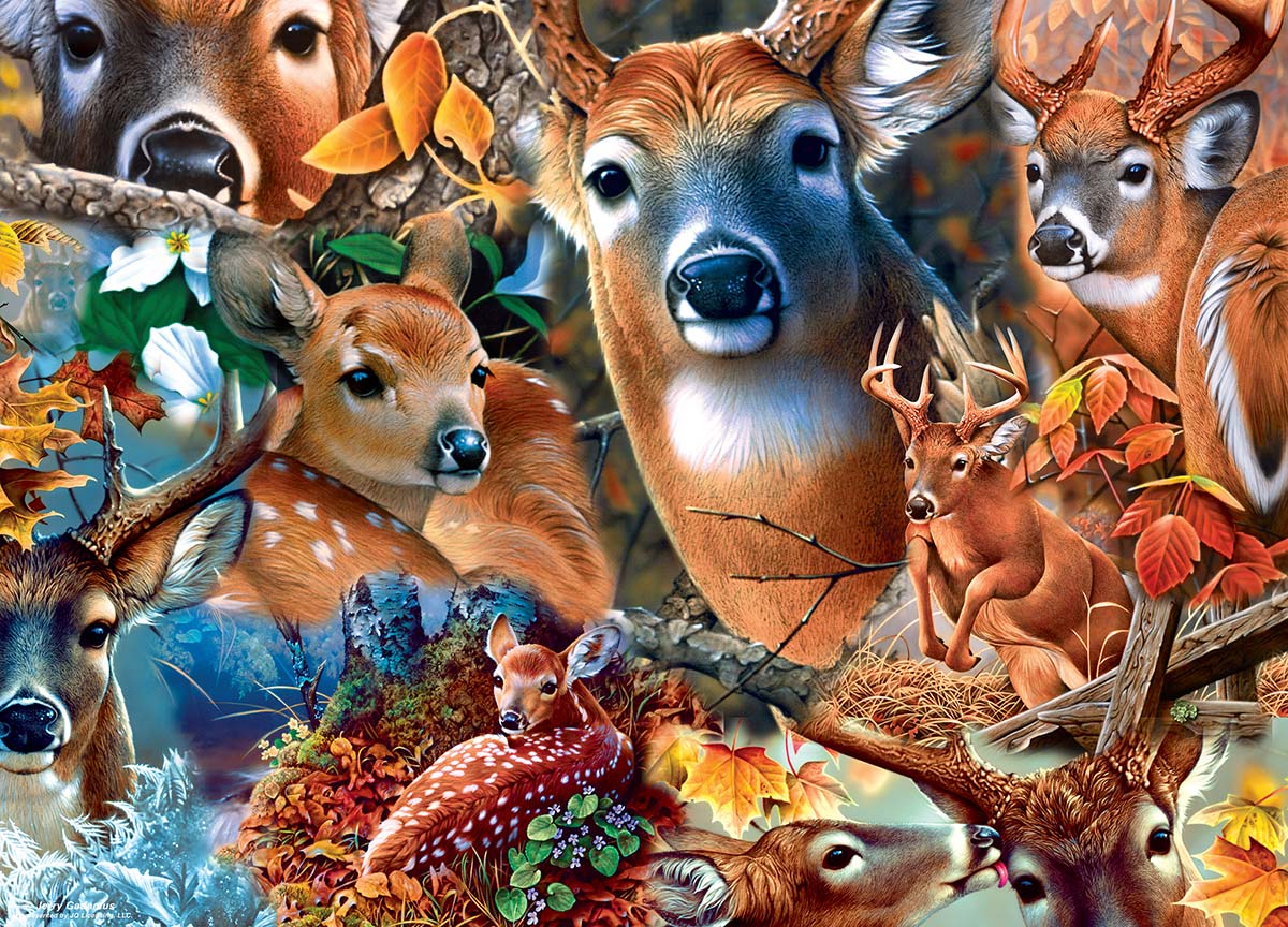 Forest Beauties Animals Jigsaw Puzzle