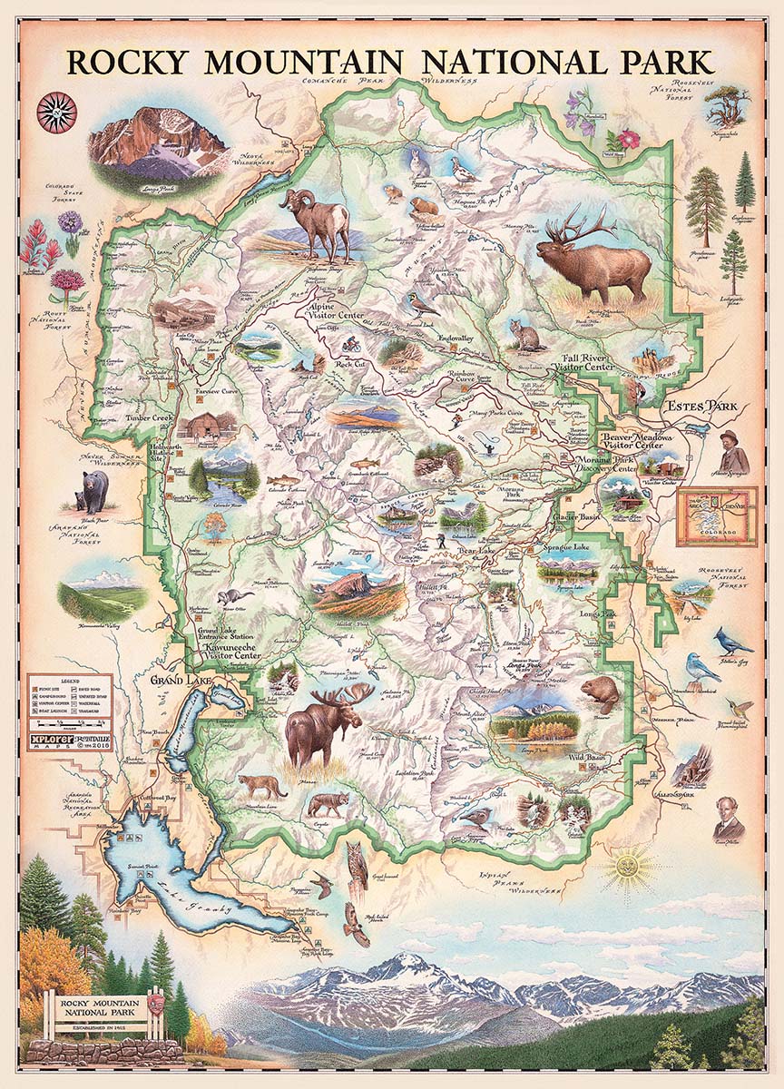 Rocky Mountain Maps & Geography Jigsaw Puzzle
