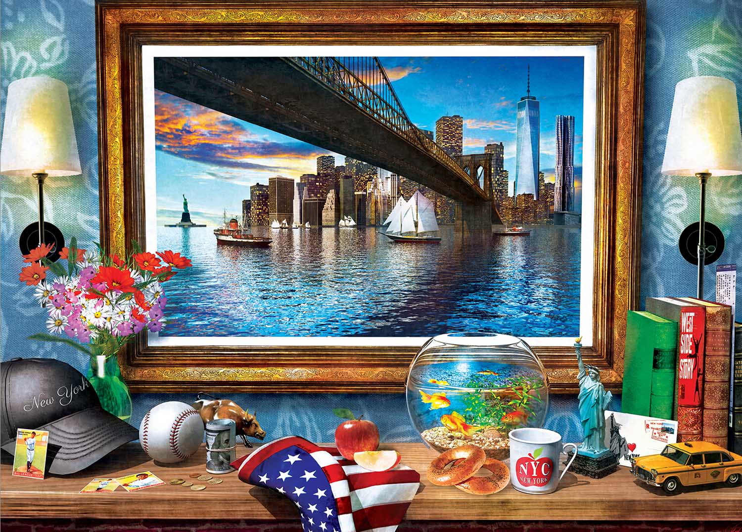 A New York View New York Jigsaw Puzzle
