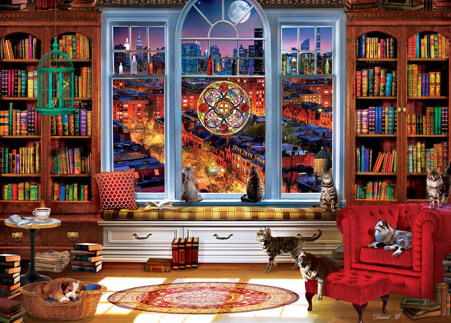 Downtown City View Around the House Jigsaw Puzzle